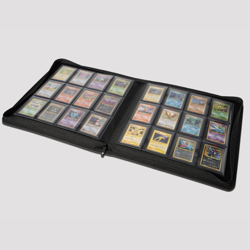 Insidan av en Gemloader: Premium Toploader Fit Collector's Binder (336 Pockets)