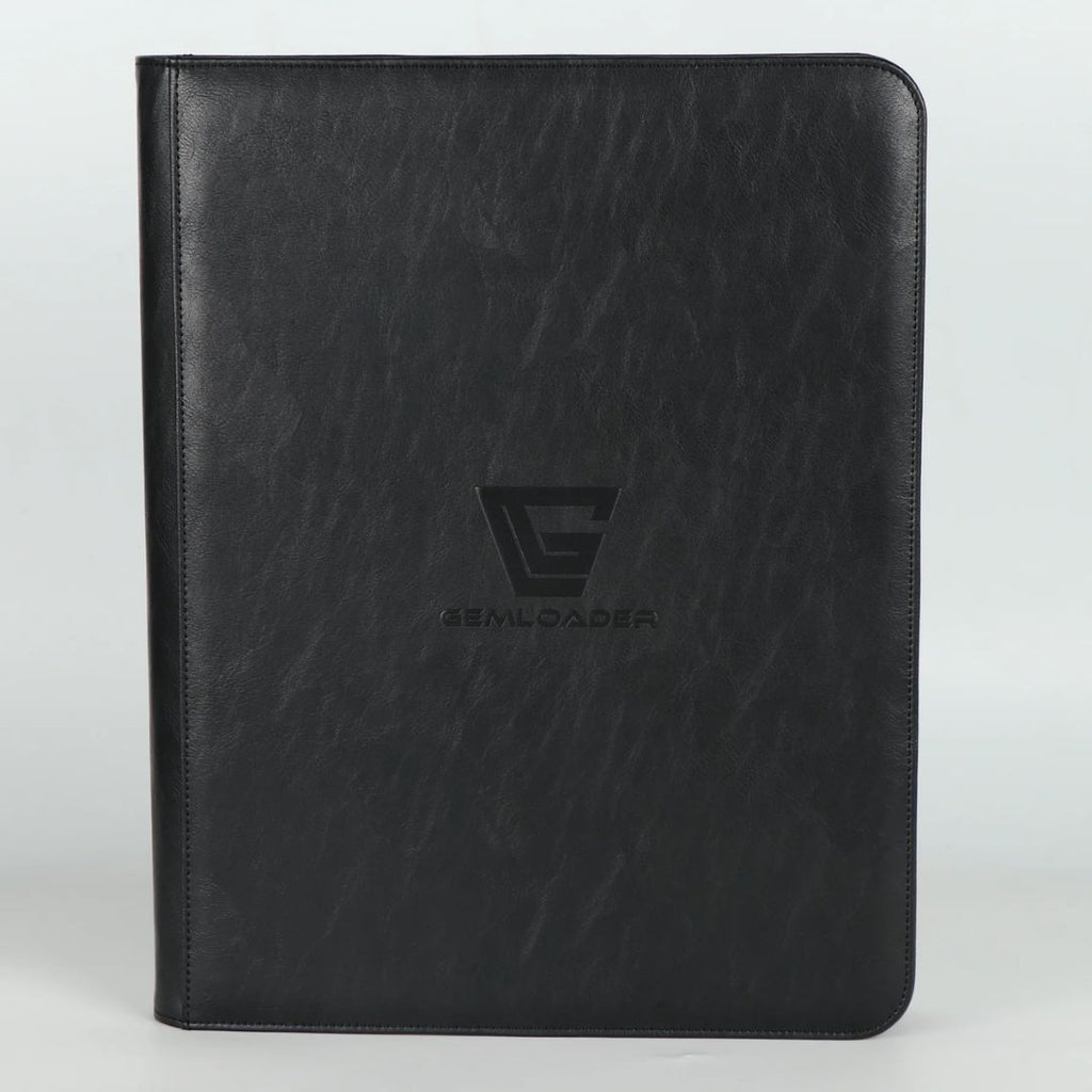 Gemloader: Premium Toploader Fit Collector's Binder (216 Pockets) - Black