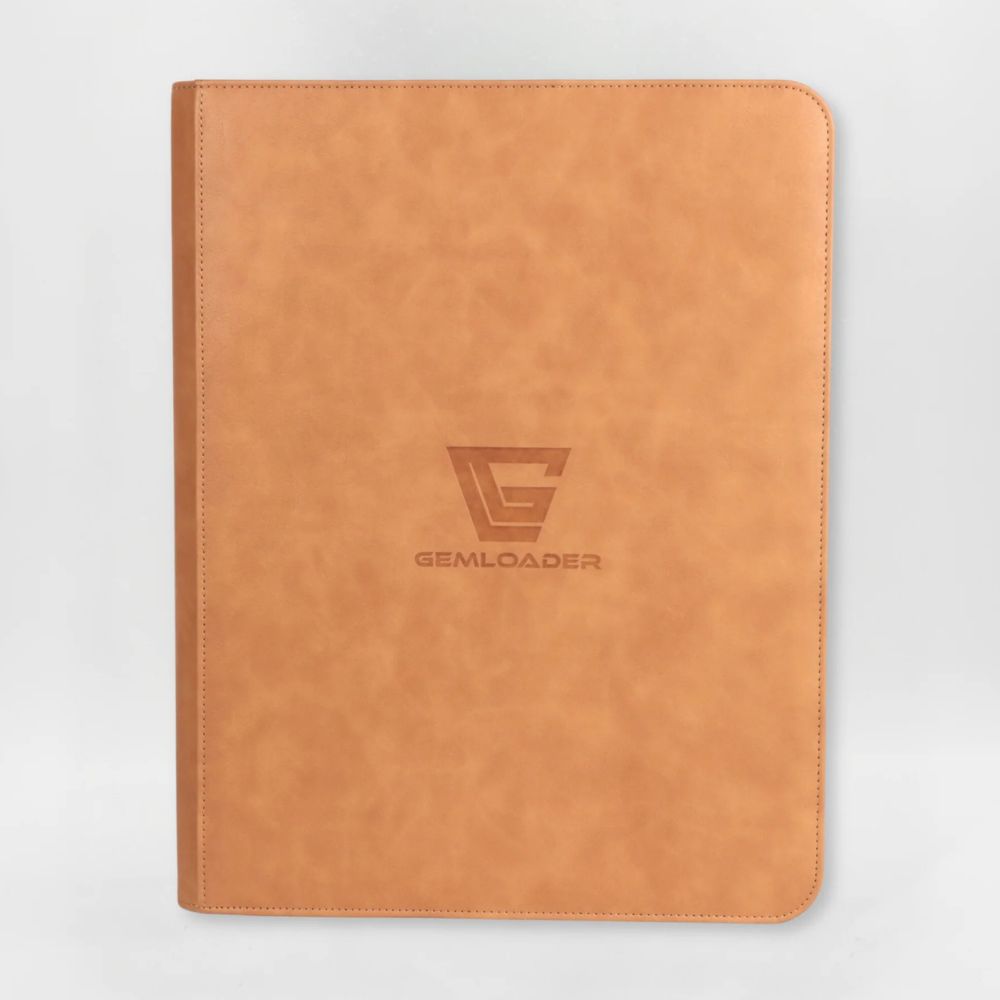 Gemloader Premium 3''X4'' toploader fit collector's binder [216 pockets 3X3]  Hazel