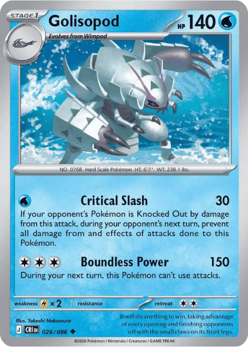 Golisopod 026/086 - Pokémon Chaos Rising