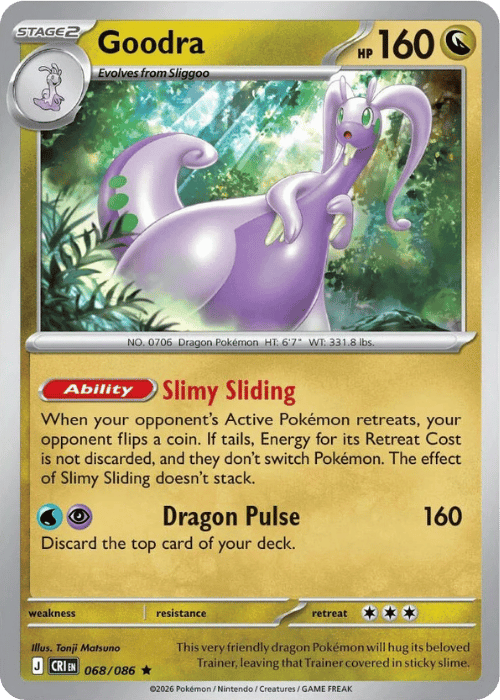 Goodra 068/086 Chaos Rising Card Details