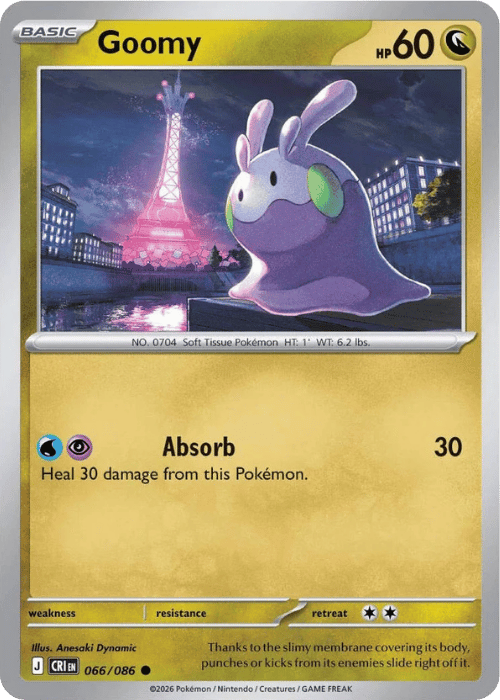 Goomy 066/086 Pokemon Chaos Rising