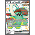 Shiny Great Tusk ex SVP072 Pokemon kort