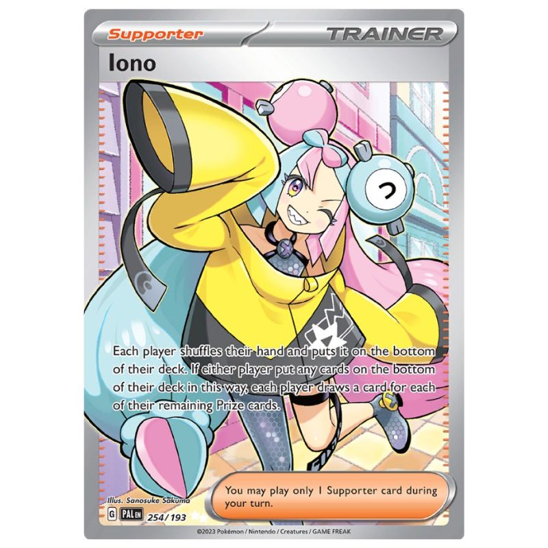 Iono Full Art kort från Pokémon Scarlet & Violet Paldea Evolved