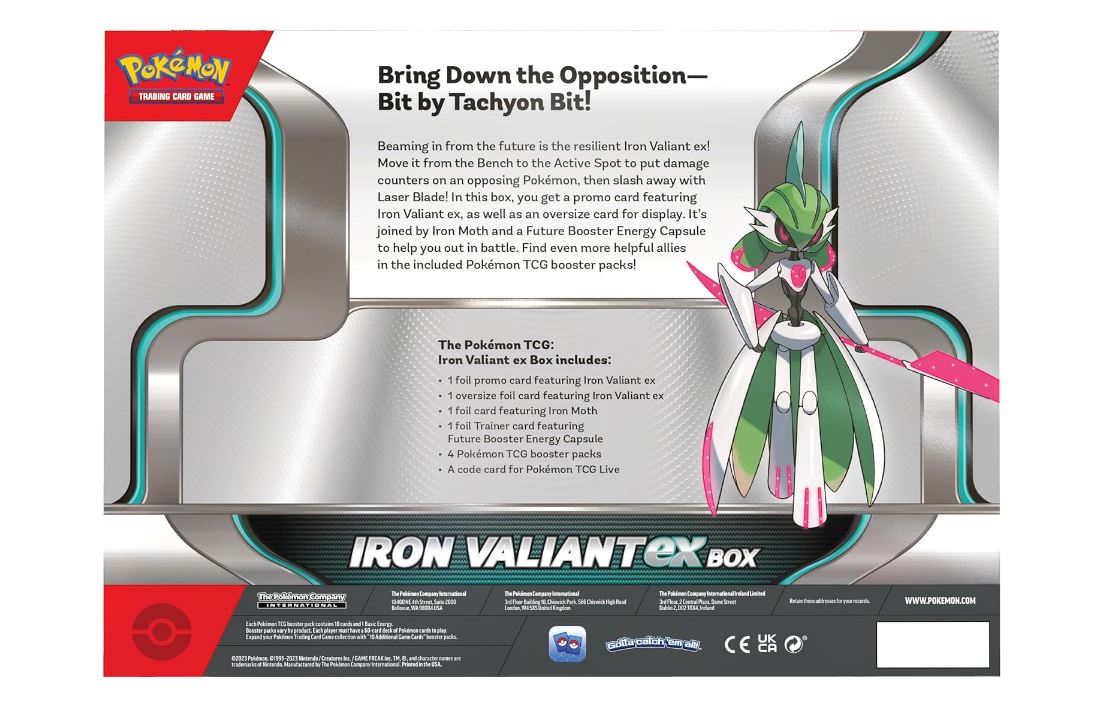 iron valiant ex pokemon card value TCG: Collection Box Value Add-On:Gem Texture D2 pokemon trading game your opponent takes 2 Dee Kay, Finder of