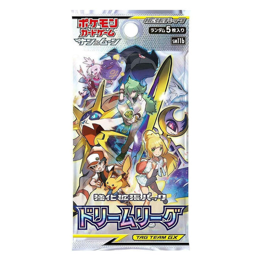 Pokemon Dream League booster paket som innehåller 5 kort