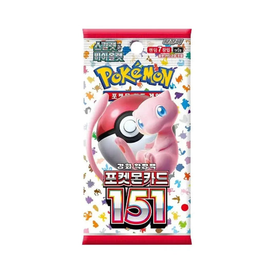 pokemon koreansk 151 booster pack