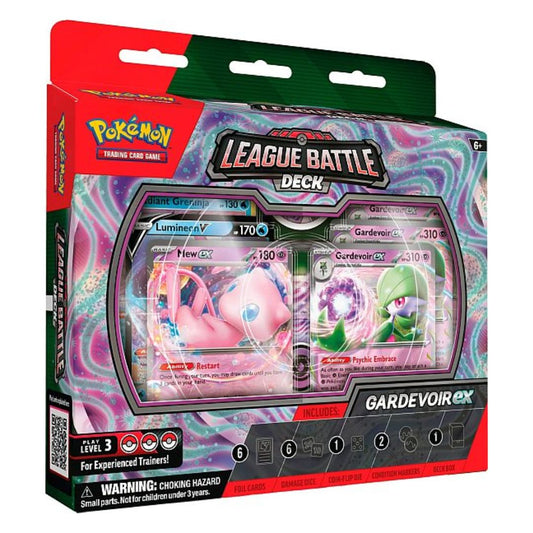 Pokémon TCG League Battle Deck Gardevoir ex med färdigbyggd lek för spännande spel