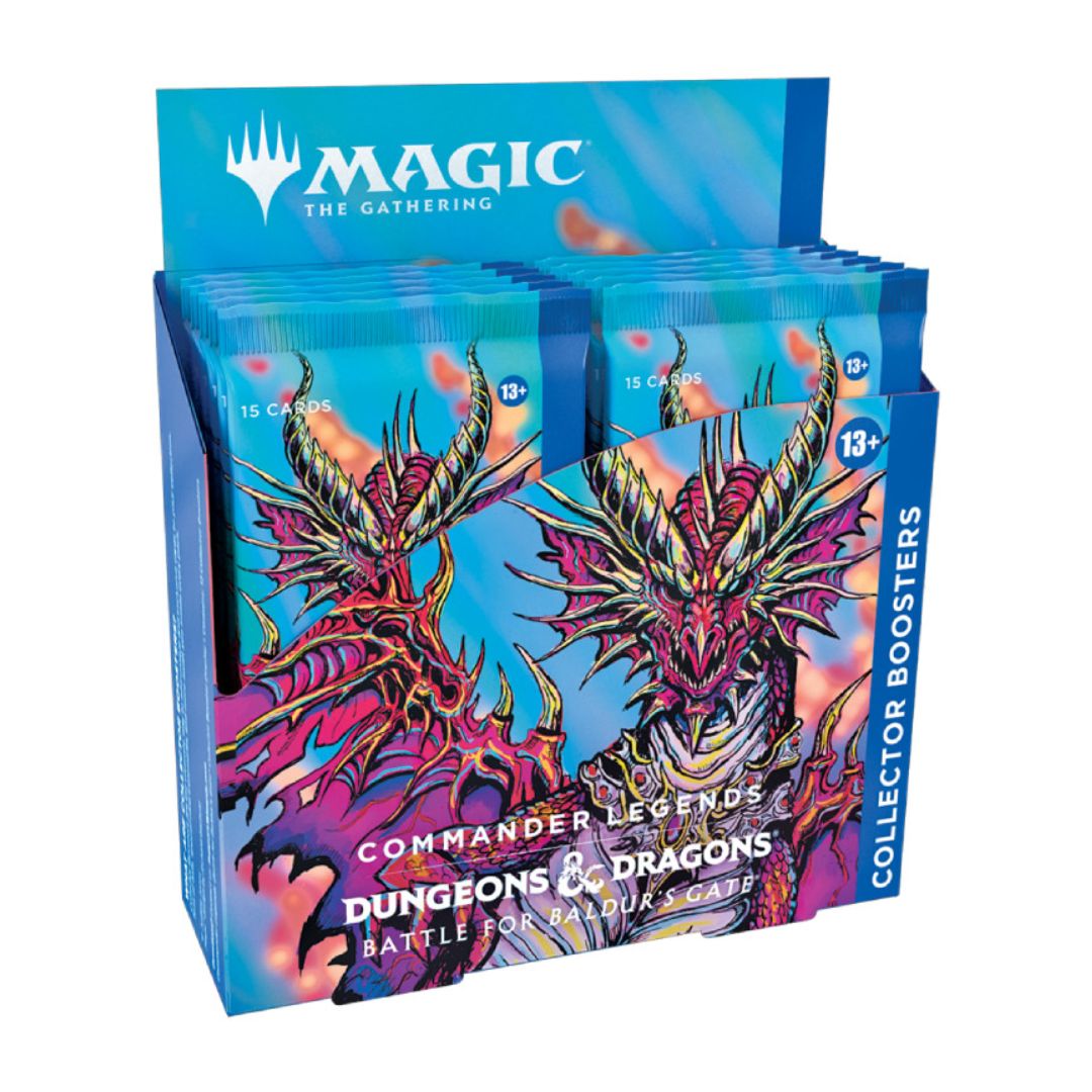 Magic the Gathering MTG Battle for Baldur's Gate Collector's Booster Box med sällsynta kort