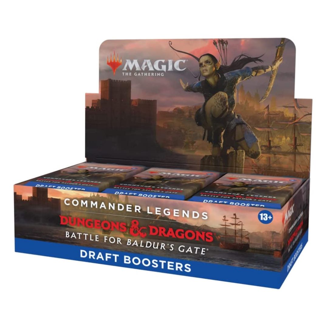 Magic the Gathering MTG Battle for Baldur's Gate Draft Booster Box för episkt draftspel