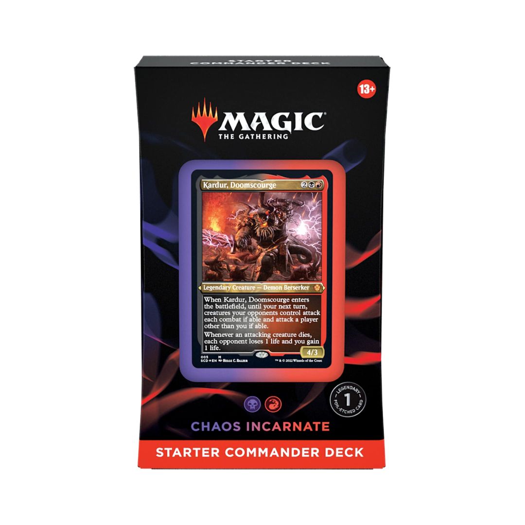 Magic the Gathering - Commander Starter Deck (2022) Chaos Incarnate