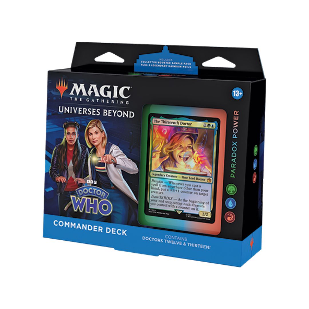 Magic the Gathering MTG Doctor Who™ Commander Deck Paradox Power 100-korts-lek redo att spela med