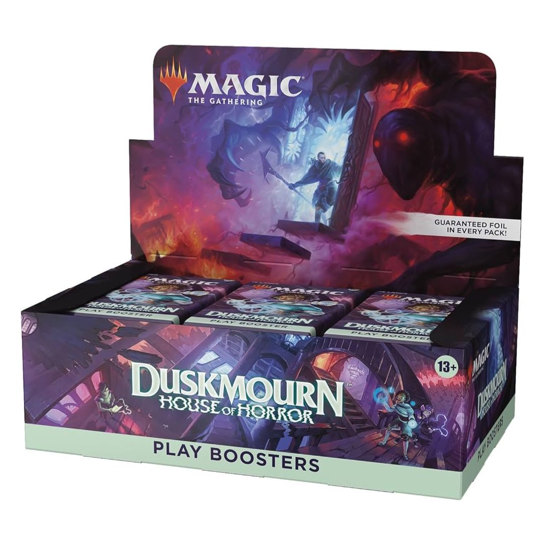 Magic the Gathering MTG Duskmourn: House of Horror Play Booster Box med sällsynta kort