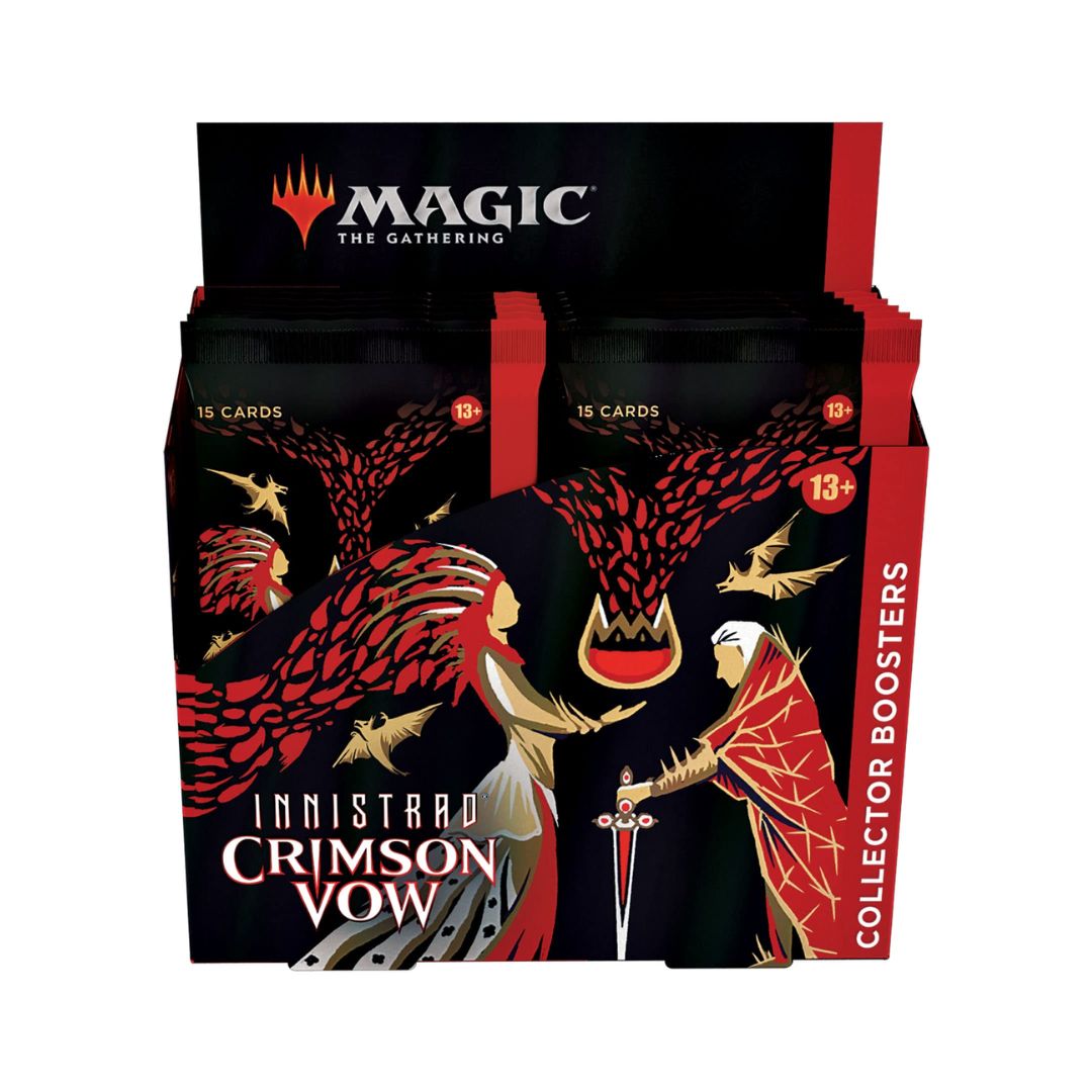 Magic the Gathering MTG Innistrad: Crimson Vow Collector's Booster Box med sällsynta kort