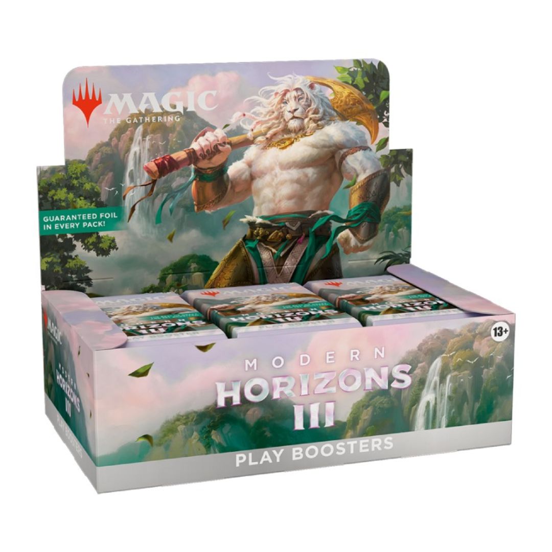 Magic the Gathering MTG Modern Horizons 3 Play Booster Box med sällsynta kort