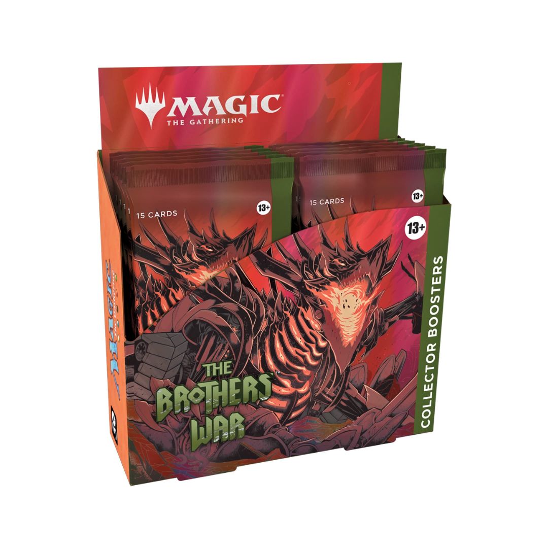 Magic the Gathering MTG The Brother's War Collector's Booster Box med sällsynta kort