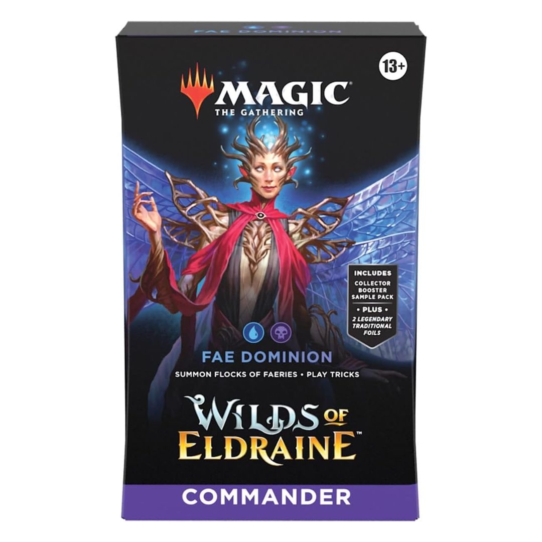 Magic the Gathering - Wilds of Eldraine Commander Deck Fae Dominion