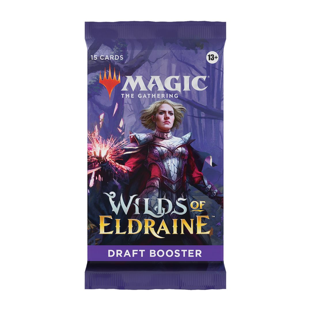 Magic the Gathering MTG Wilds of Eldraine Draft Booster Pack för episkt draftspel
