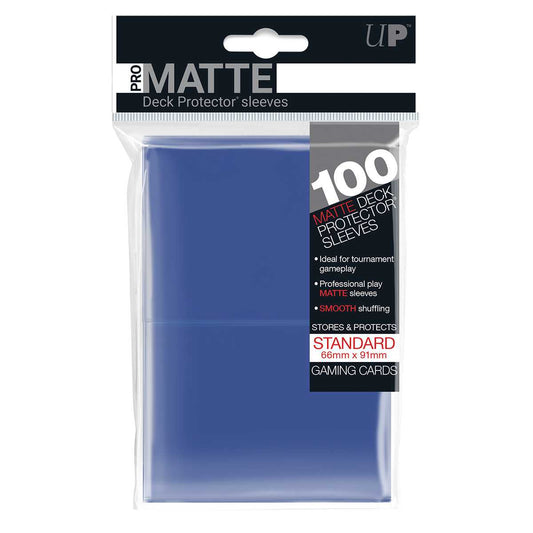 Ultra PRO: Standard Deck Protector Sleeves Pro Matte 100st, Blå