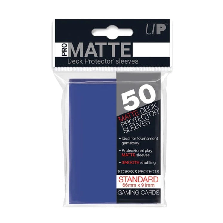 Ultra PRO: Standard Deck Protector Sleeves Pro Matte 50st, Blå