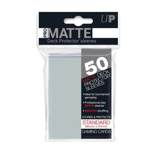 Ultra PRO: Standard Deck Protector Sleeves Pro Matte 50st, Clear