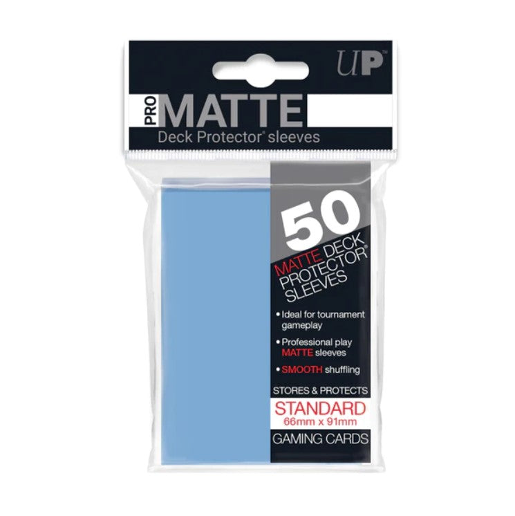 Ultra PRO: Standard Deck Protector Sleeves Pro Matte 50st, Light Blue