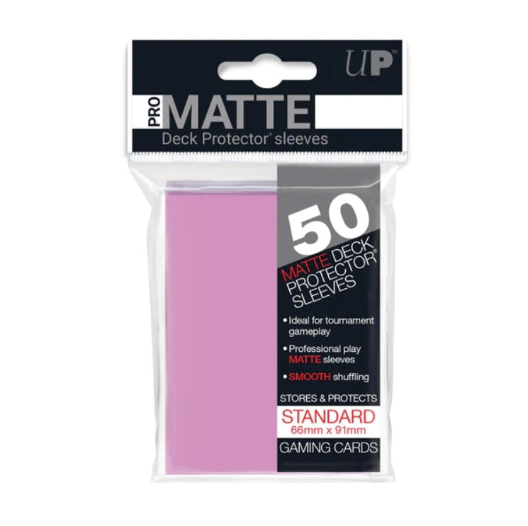 Ultra PRO: Standard Deck Protector Sleeves Pro Matte 50st, Rosa