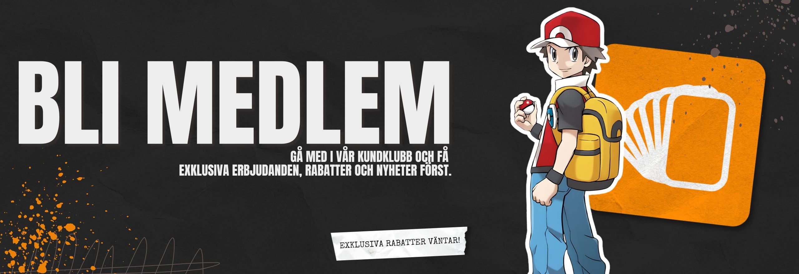 Ta del av exklusiva rabatter, erbjudanden och nyheter som medlem i Tcgstores kundklubb.