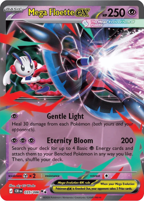 Mega Floette ex 035/086 Pokemon Chaos Rising