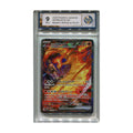 Team Rocket's Moltres ex 124/098 RaukCard 9 graderat Pokemon kort