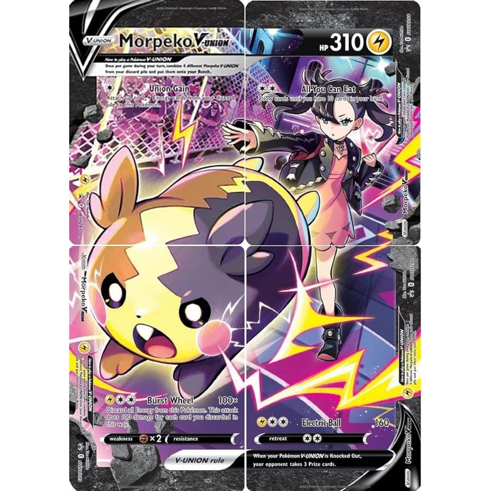 Morpeko V-union Promo Pokémonkort från Crown Zenith Box