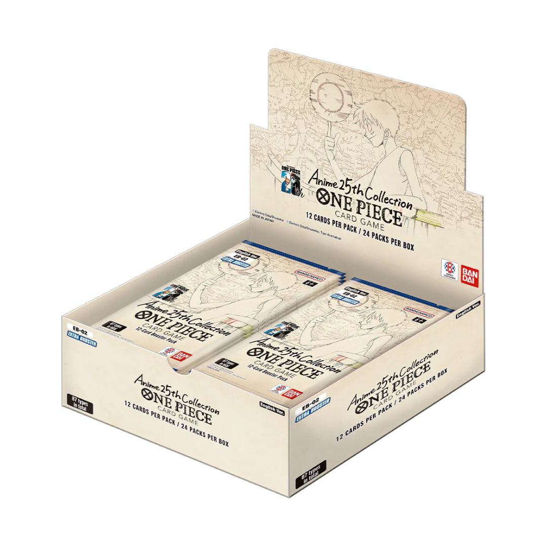 One Piece Card Game: EB02 - Anime 25th Collection Extra Booster Box ...