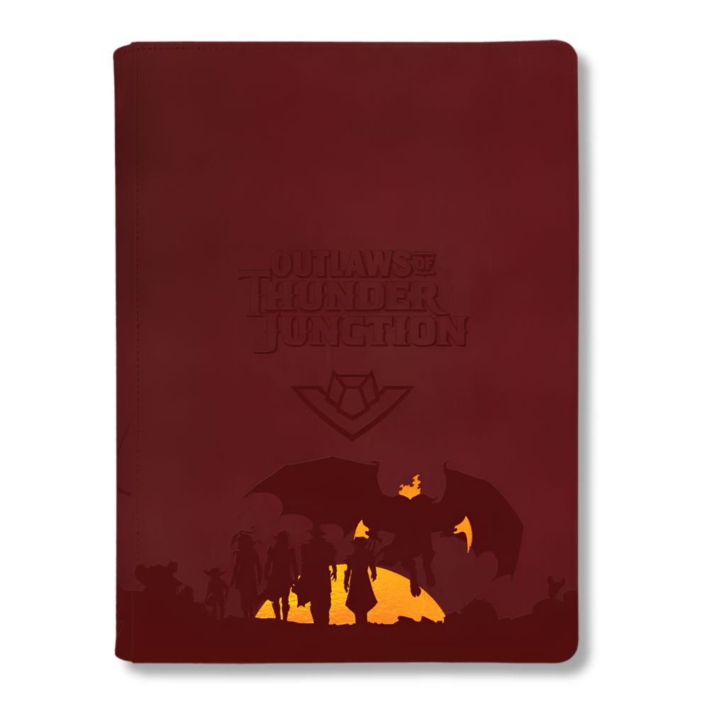 Magic: The Gathering: Outlaws of Thunder Junction Set Symbol and Gang Silhouette 9-Pocket PRO-Binder - Ultra PRO