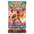 Pokémon Scarlet & Violet 4: Paradox Rift Booster Pack som innehåller 10 samlarkort.