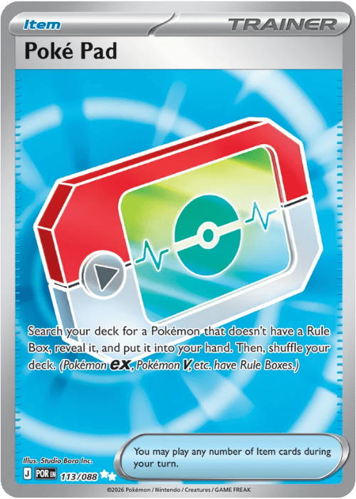 Poké Pad 113/088 - Pokémon Perfect Order