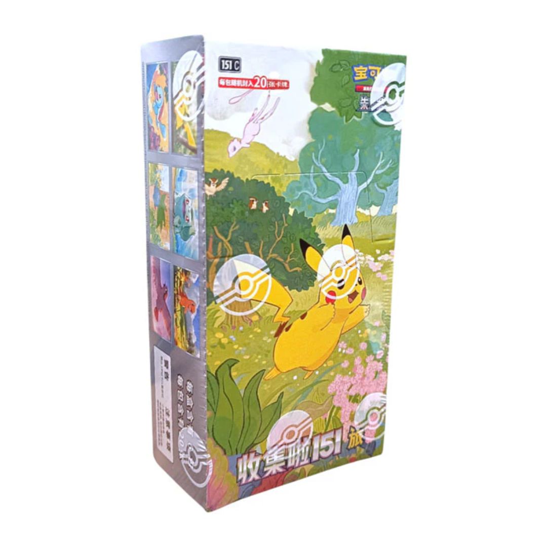 151c booster box Pokémon: 151C Collect 151 Journey Jumbo Booster Box (Chinese) – Tcgstore.se