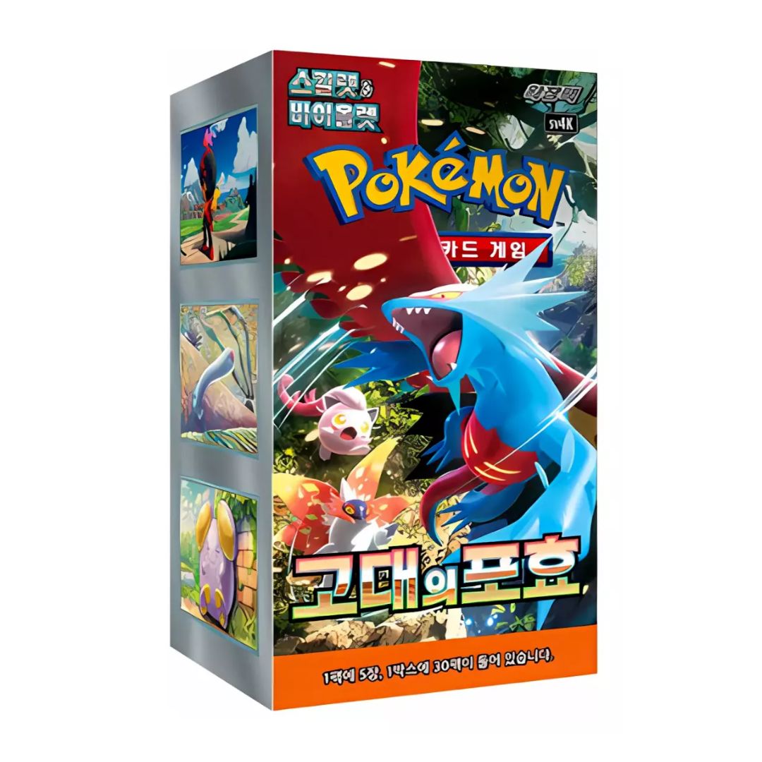 Pokemon Ancient Roar booster box koreanska Pokemonkort