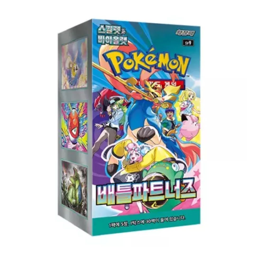 Pokemon Battle Partners booster box koreanska Pokemonkort