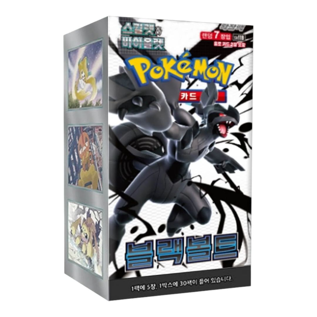 Pokémon Kort Scarlet & Violet: Black Bolt Booster Box (Koreansk)