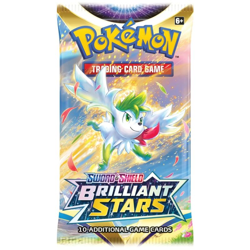 Pokemon Sword & Shield 9: Brilliant Stars Booster Pack Tcgstore.se Pokemon Sword & Shield 9: Brilliant Stars Booster Pack Tcgstore.se
