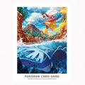 Pokémon Center Japan - Hoenn Adventure Kyogre & Blaziken Card Sleeves - 64st