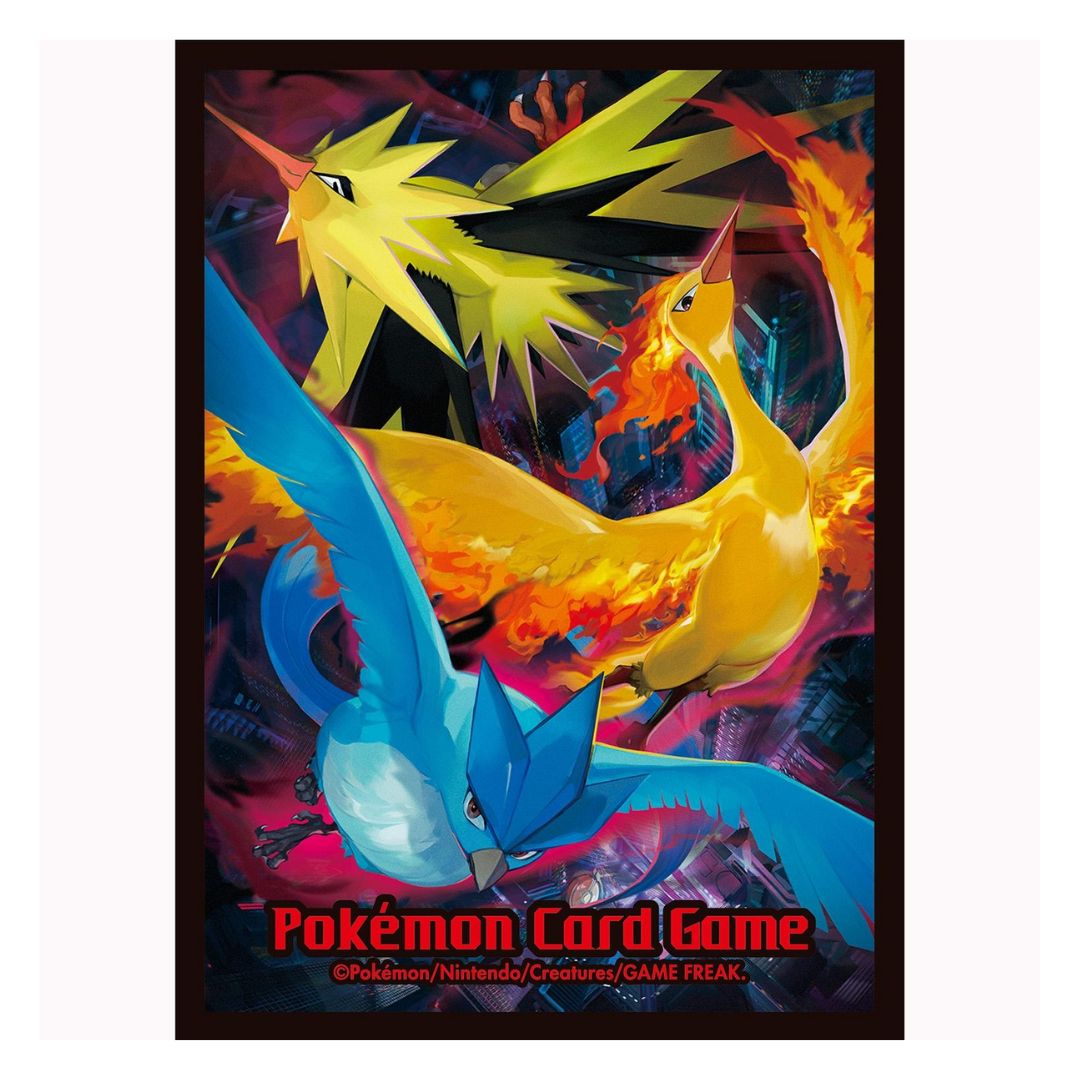Pokémon Center Japan - Moltres Zapdos Articuno Card Sleeves - 64st