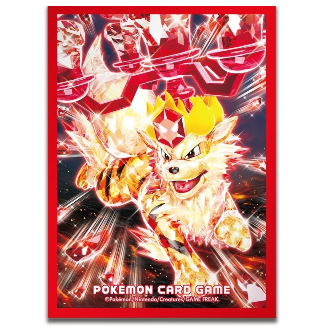 Pokémon Center Japan - Premium Gloss Terastal Arcanine Card Sleeves - 64st