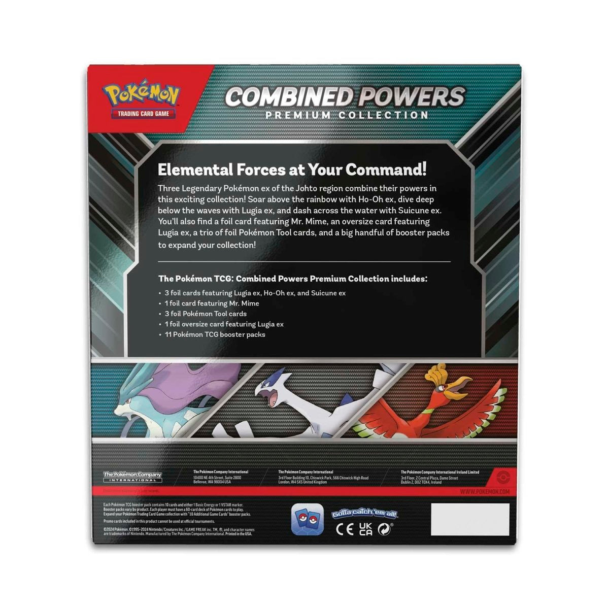 Combined Powers Premium Collection Pokemon kort Box