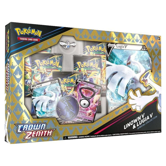 Pokémon TCG: Crown Zenith Unown V & Lugia V Special Collection Box