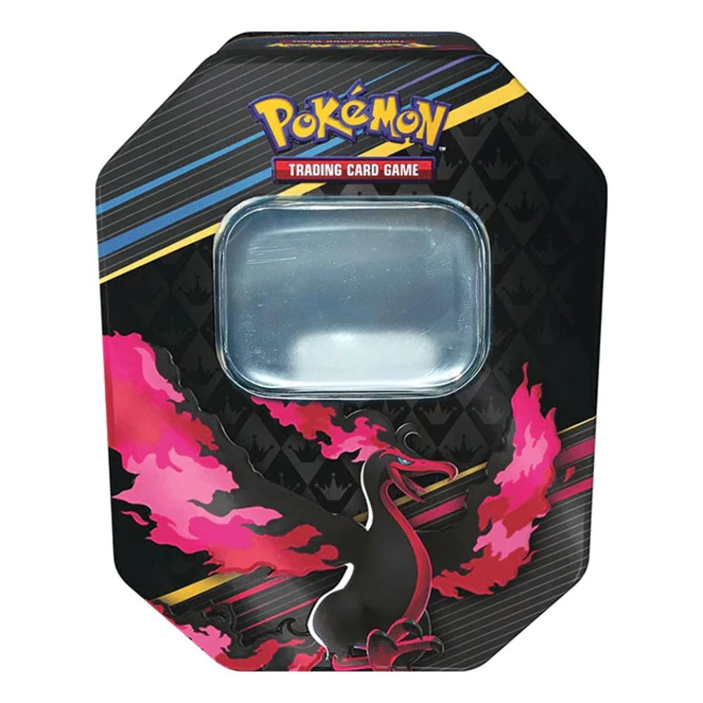 Tom pokemon crown zenith moltres tin