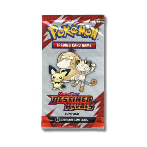 Pokémon: Destined Rivals Fun Pack som innehåller 3 kort