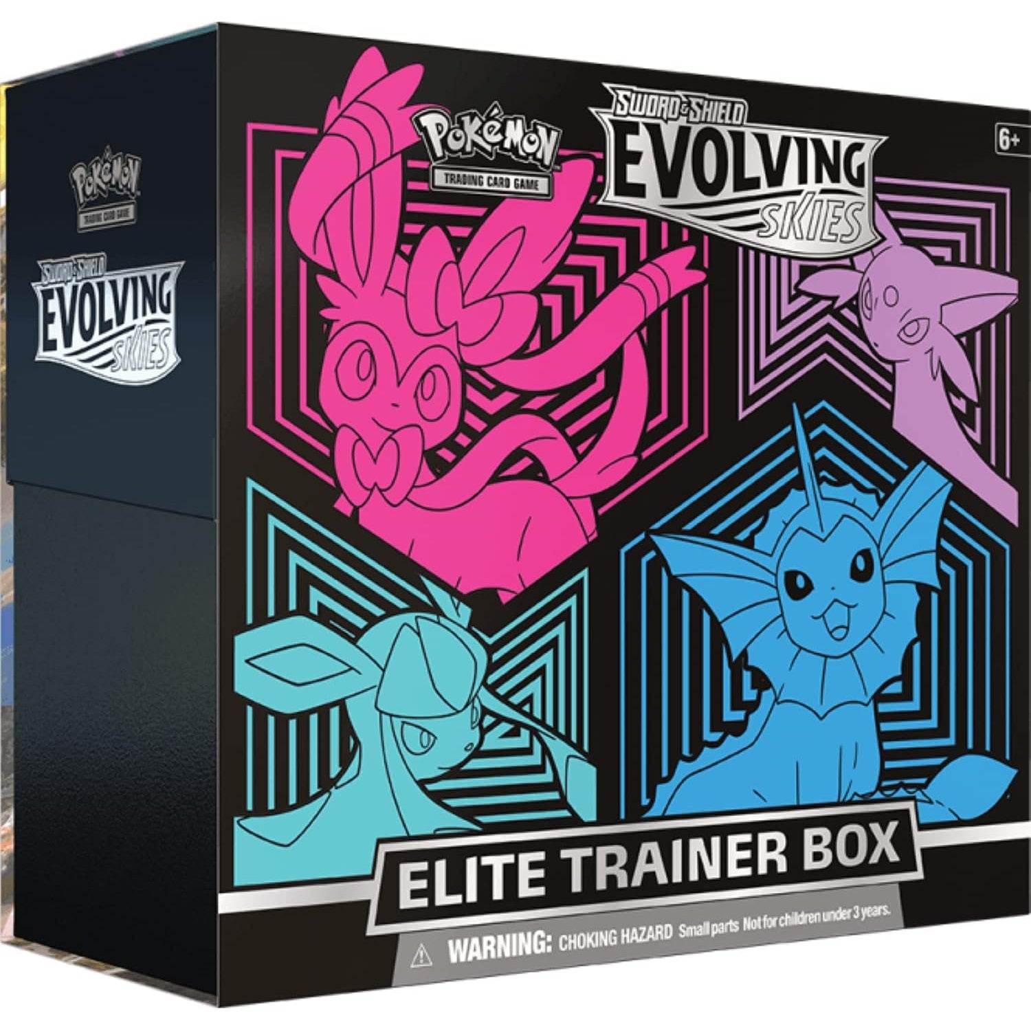 Pokémon Sword & Shield 7: Evolving Skies Elite Trainer Box - Sylveon, Espeon, Glaceon & Vaporeon