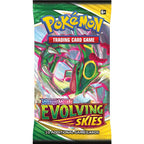 Pokémon Sword & Shield Evolving Skies Booster Pack med Rayquaza VMAX
