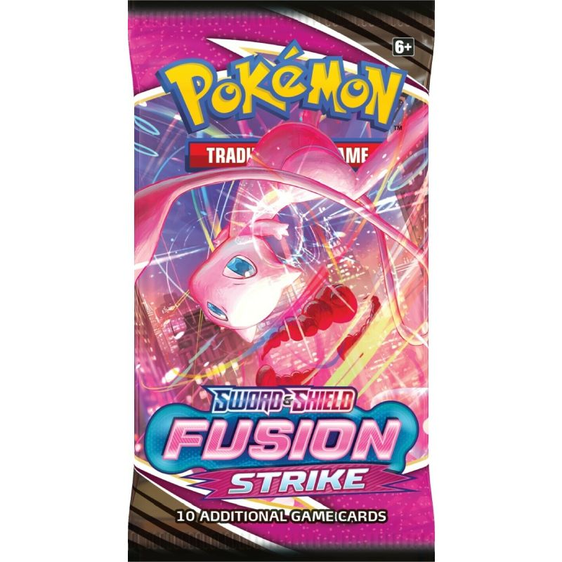 Pokémon Fusion Strike Booster Pack innehåller 10 Pokemon kort